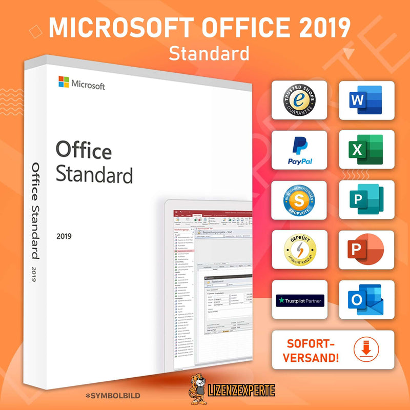 Microsoft Office 2019 Standard.
