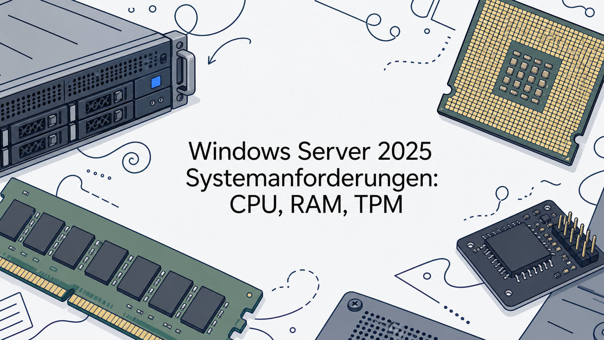 Windows Server 2025 Systemanforderungen: CPU, RAM, TPM