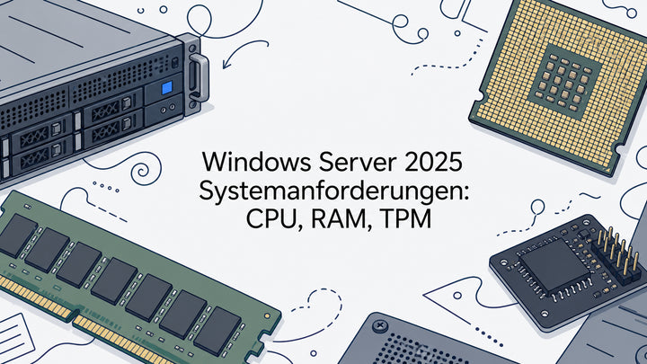 Windows Server 2025 Systemanforderungen: CPU, RAM, TPM