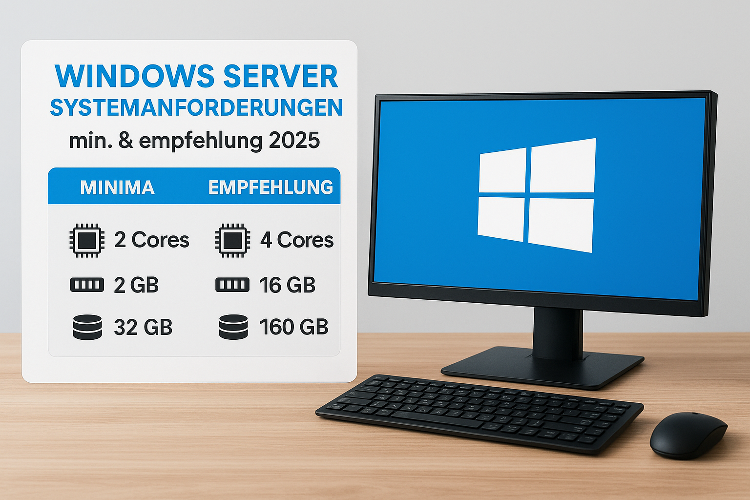 Windows Server Systemanforderungen: min. & empfehlung 2025 ...