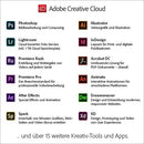 Adobe Creative Cloud 1 Monat | Alle Programme | 100GB Cloud